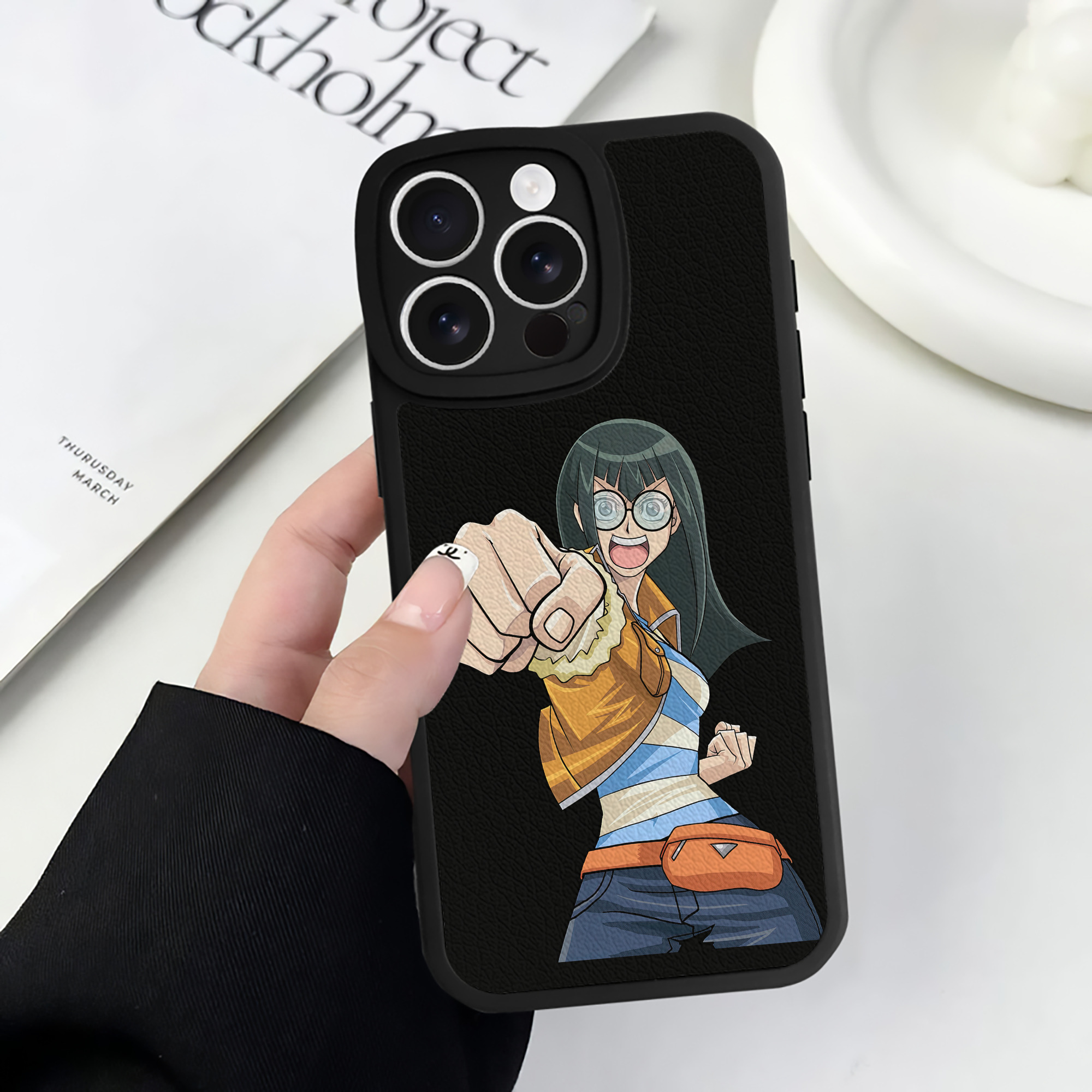 遊☆戯☆王 Yu-Gi-Oh! 【iPhone 16シリーズ対応】シリコンスマホケース（レザー調） 材質：シリコン